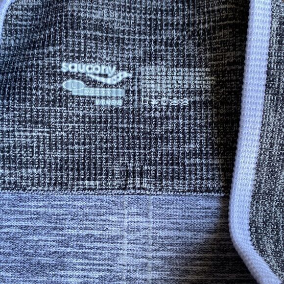 Saucony Womens Large Full Length Leggings Blue Large - Picture 3 of 6